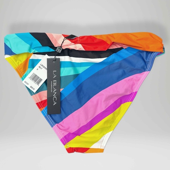 NWT LaBlanca Women’s Bikini Bottom Multicolor Size 8 - Picture 2 of 3